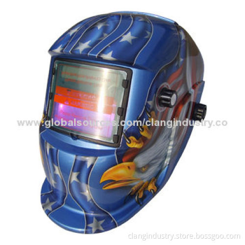 Welding Helmet, Auto-darkening, Solar-powered,Adjustable,Popular Design,Blue Eagle,Manufacturer